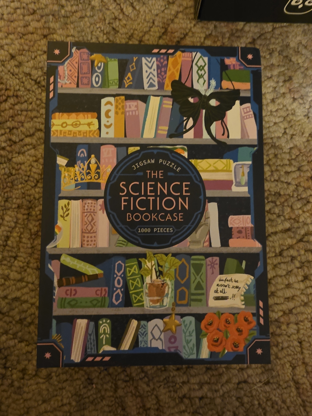 The Science Fiction Bookcase Jigsaw Puzzle - 1000 Pieces (Illumicrate)